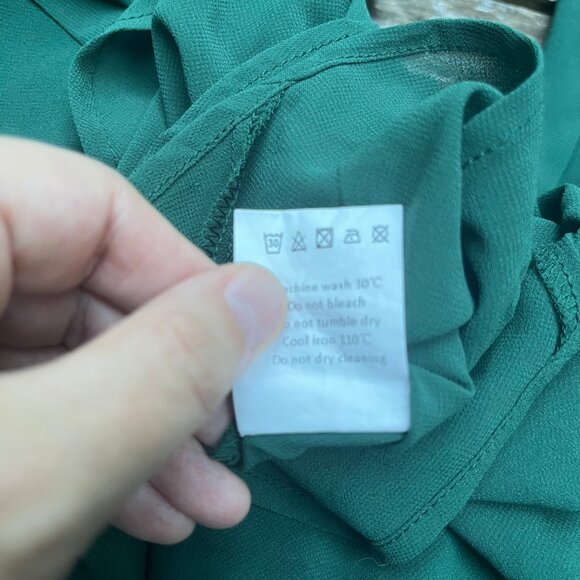 Seta T Green Blouse - Picture 4 of 4